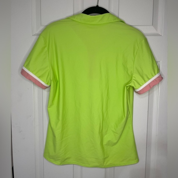 Kilo Tango Golf Polo In Lime UPF 50 Sz L - Picture 11 of 11